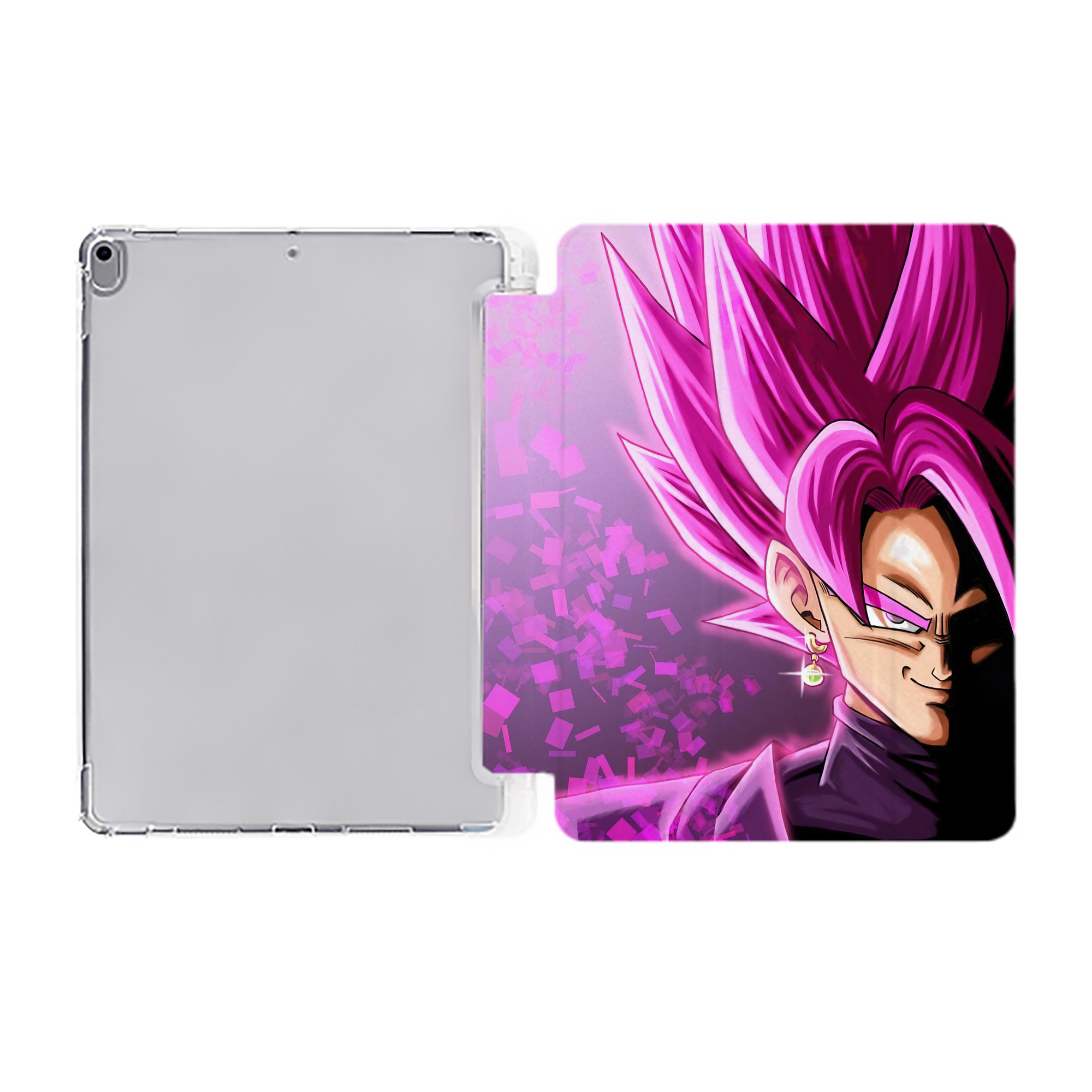 （画像用） ドラゴンボール DRAGON BALL IPad ケース ペン収納付き 三つ折りスタンド PUレザー×シリコン 対応機種9.5/10.5/10.9インチ